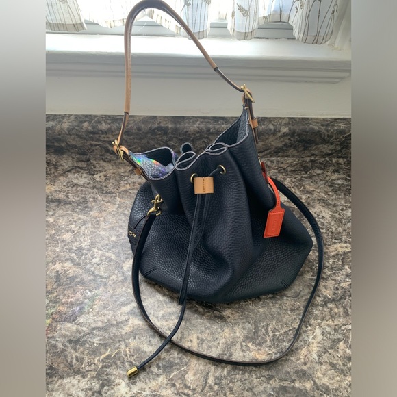 Coach Soft Pebbled Leather Drawstring Shoulder Bag - Picture 4 of 12